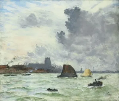 Vue Du Port De Dordrecht