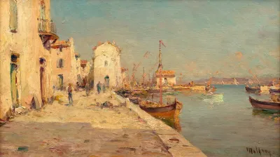 Vue Du Port De Martigues