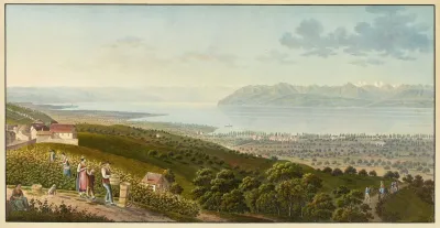 Vue Generale Du Lac De Geneve 2
