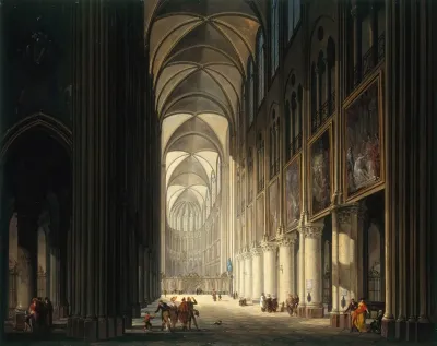 Vue Interieure De Notre Dame