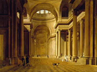 Vue Interieure Du Pantheon 2