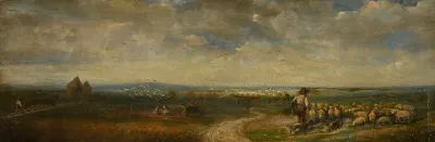 Vue Prise Aux Environs De Bourgogne
