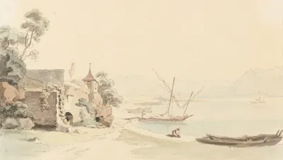 Vue Prise Aux Environs De La Tour
