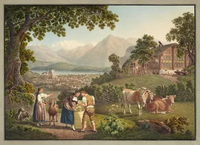 Vue Sur Le Lac De Thoune Depuis Steffisbourg 2