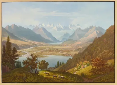 Vue Vers Alpnach Et Sarnen