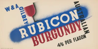 W And A Gilbey Australian Rubicon Burgundy