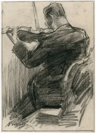 W G Van Neyenhoff Vioolspelend