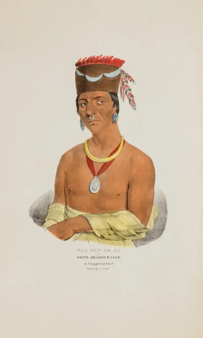 Waa Bin De Ba Or The White Headed Eagle A Chippeway Chief