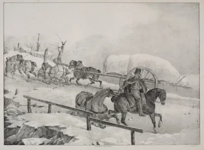 Wagoner Climbing A Hill