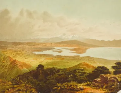 Waimea Plains And Cultivated Country Near Nelson