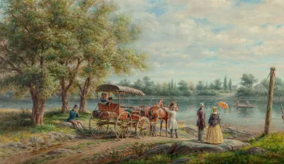 Waiting At The Ferry 2
