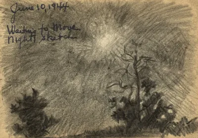 Waiting To Move Night Sketch