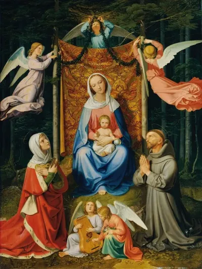 Waldesruhe Madonna Mit Kind Hl Adelheid Und Hl Franziskus