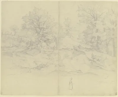 Waldige Landschaft Bei Subiaco