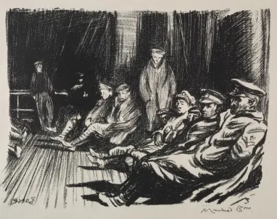 Walking Wounded On A Hospital Ship