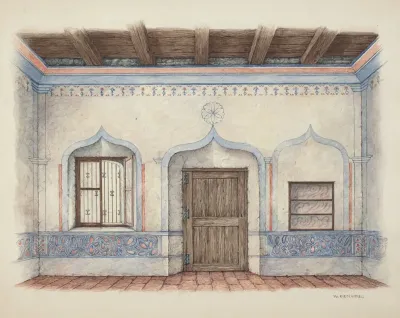 Wall Painting Door
