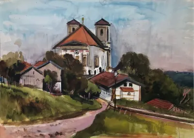 Wallfahrtskirche Marienberg Bei Burghausen