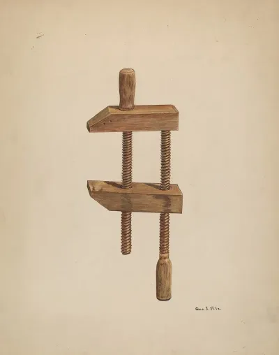 Walnut Screw Clamp