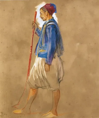 Walton On Thames A Study Of A Greek Man