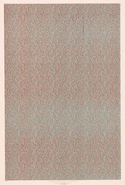 Walzendruckpapier Feines Florales Flachenmuster