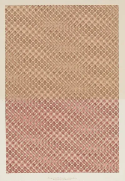 Walzendruckpapier Geometrisches Flachenmuster Nach Alten Mustern