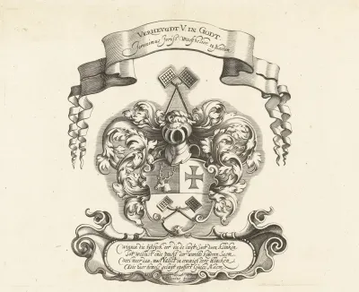 Wapenschild Van Jeronimus Joriss Waephelier Verhevgdt V In Godt