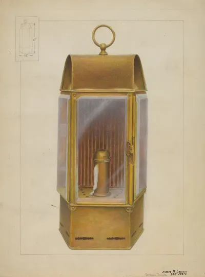 Wardroom Lamp From Constitution