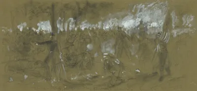 Warrens Brigade Overpowered By Longstreets Advance