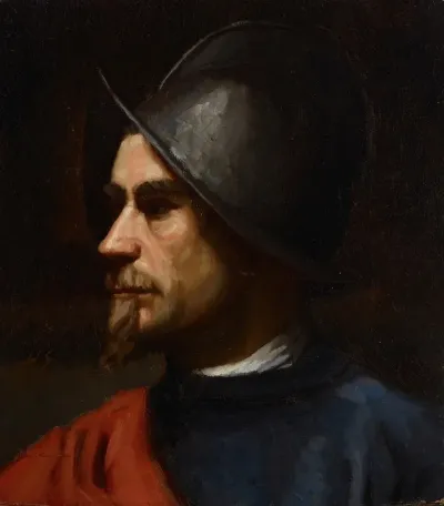 Warrior In Helmet
