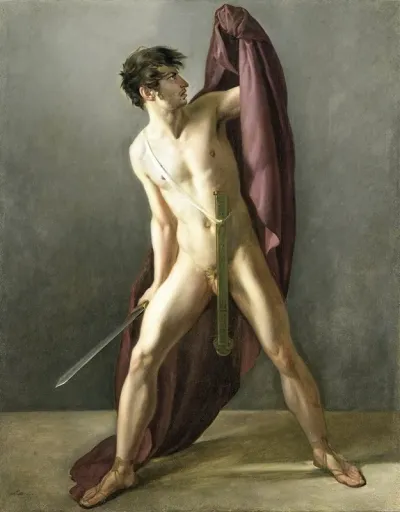 Warrior With Drawn Sword