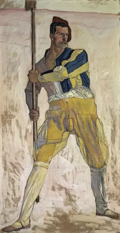 Warrior With Halberd