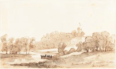Warwick Castle From The Avon