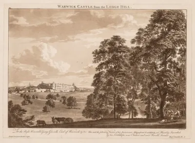 Warwick Castle From The Lodge Hill