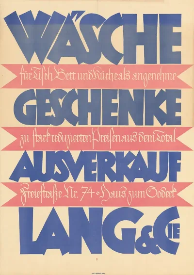 Wasche Geschenke Ausverkauf Lang Cie