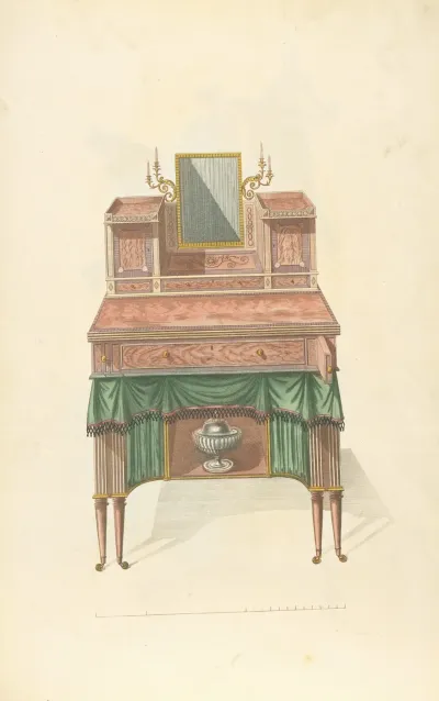 Wash Stand With Mirror