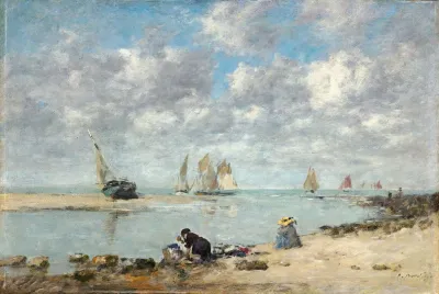 Washerwoman Near Trouville
