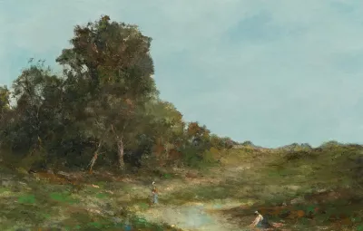 Washerwomen At The Creek