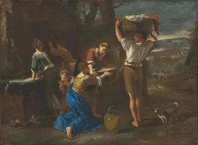 Washerwomen At The Well
