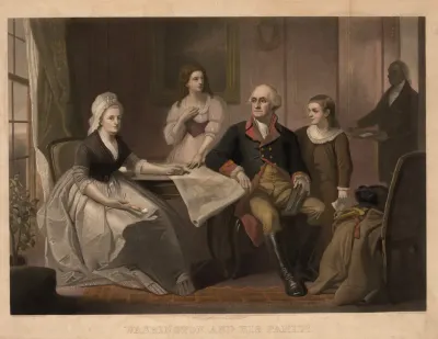 Washington And His Family