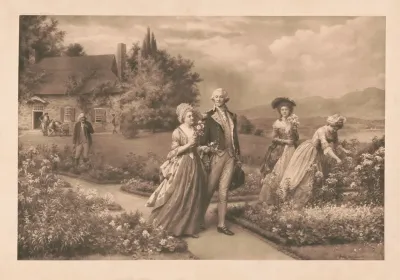 Washington In Headquarters At Newburgh After The Close Of The American Revolution