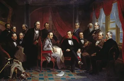 Washington Irving And His Literary Friends At Sunnyside