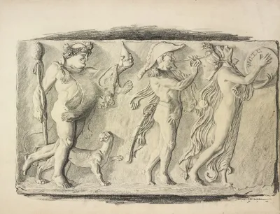 Washington National Museum Bill Bacchus Preceded By A Faun And A Bacchante