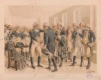 Washingtons Farewell To Officers