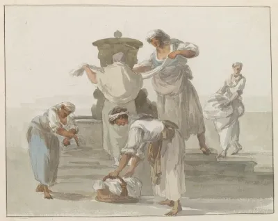 Wasvrouwen Van Chiaja Te Napels