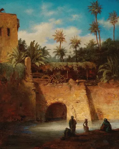 Water Carriers By The Mill