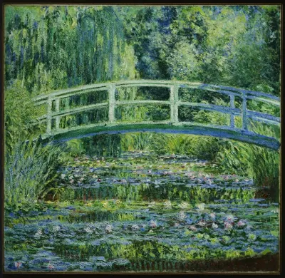 Water Lilies And Japanese Bridge 2