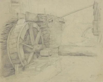 Water Mill Wheel