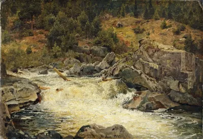 Waterfall In Hallingdal
