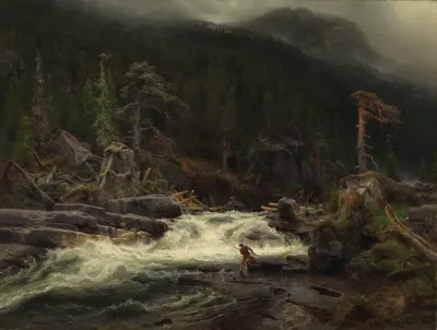 Waterfall In Telemark