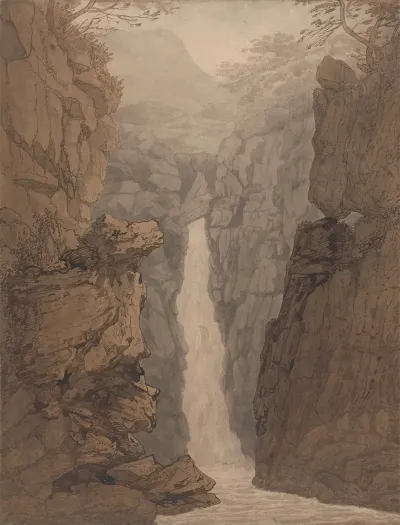Waterfall In The Lake District